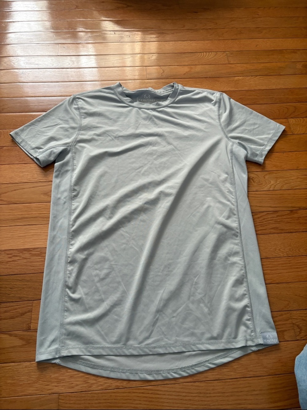 Realtree Light Gray Short Sleeve Performance Shirt